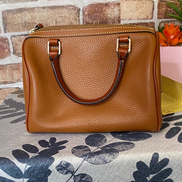 Dooney & Bourke Brown Leather Rowan satchel - Picture 5 of 6